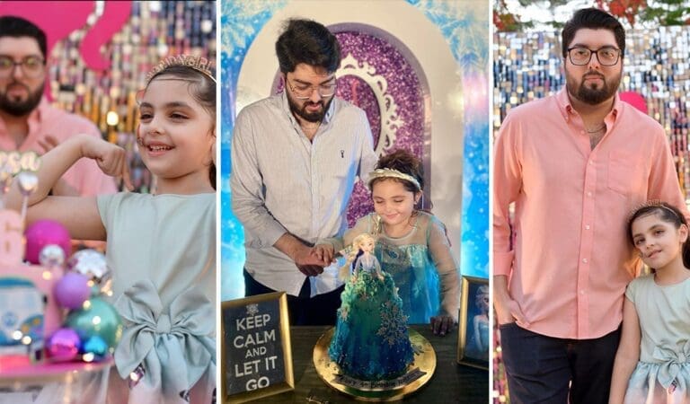 Junaid Jamshed Son Celebrates His Adorable Daughter’s Birthday